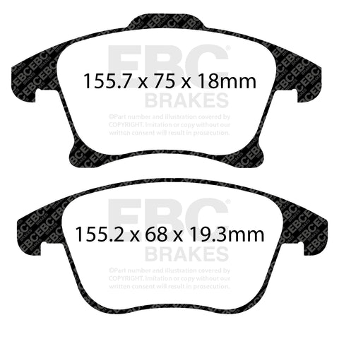 EBC Brakes Pad and Disc Full vehicle Kit (PD40K2374)
