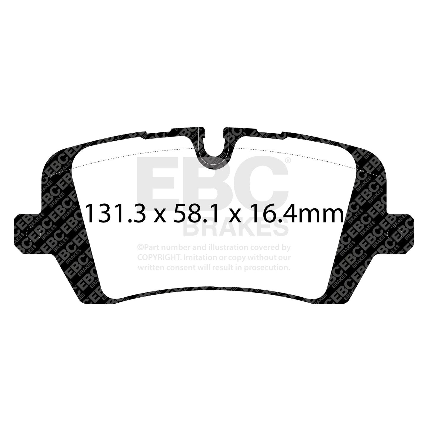 EBC Greenstuff 6000 Series Truck and SUV Brake Pad Set (DP62161)