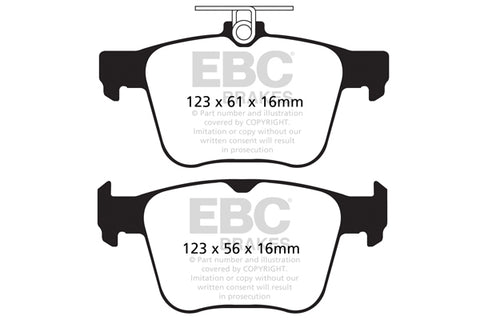 EBC Racing RP-1 Track and Race Brake Pads (DP82173RP1)