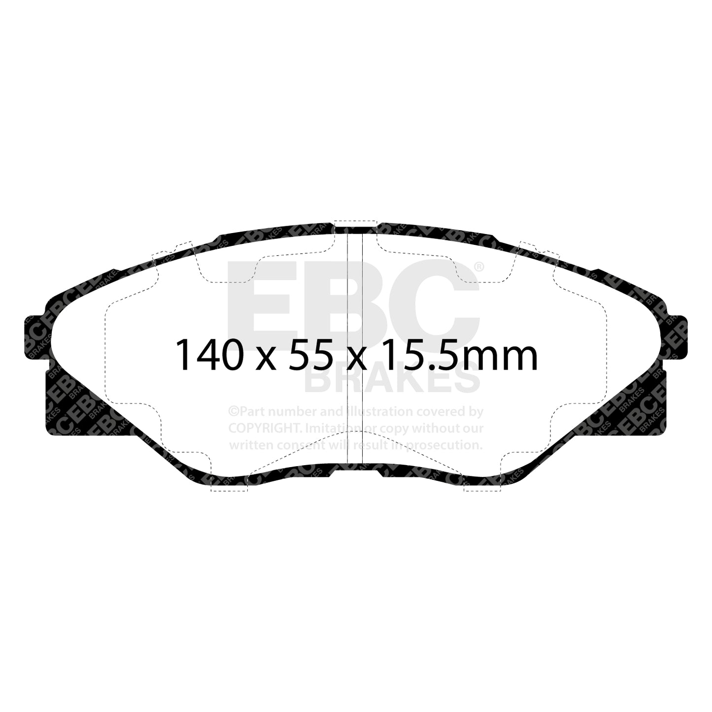 EBC Brakes Pad and Disc Kit (PDKF2037)