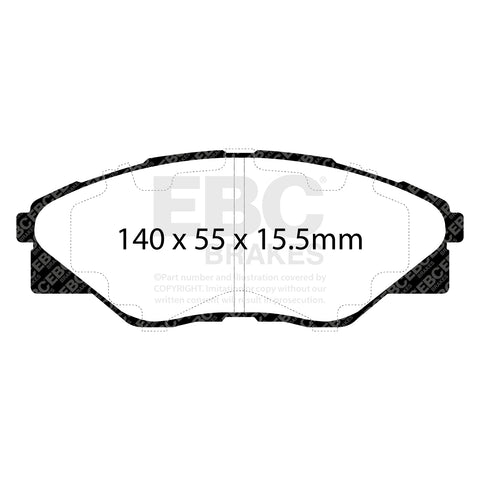 EBC Brakes Pad and Disc Kit (PDKF2037)