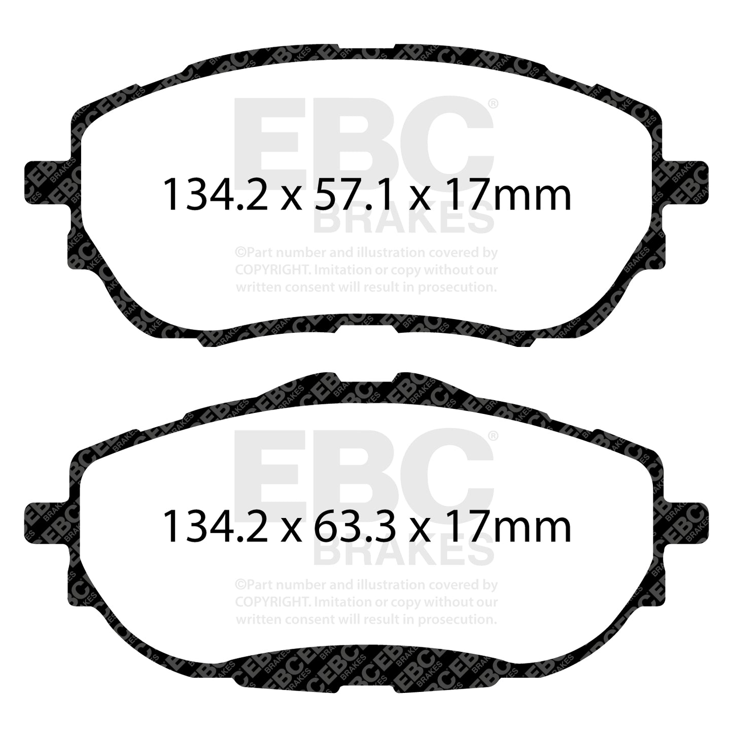 EBC Brakes Pad and Disc Kit (PDKF1902)