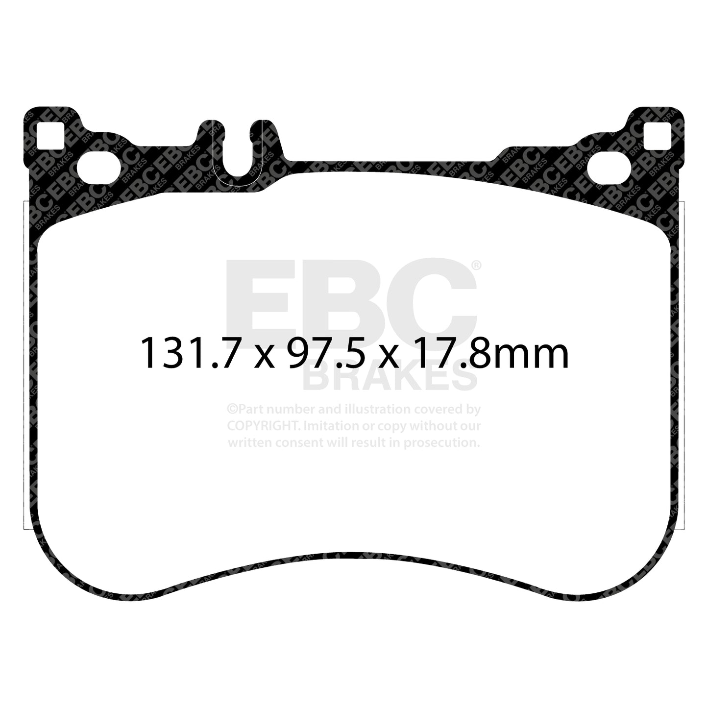 EBC Yellowstuff 4000 Series Street and Track Brake Pad Set (DP42178R)