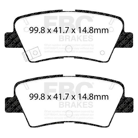 EBC Brakes Pad and Disc Full vehicle Kit (PD40K2185)