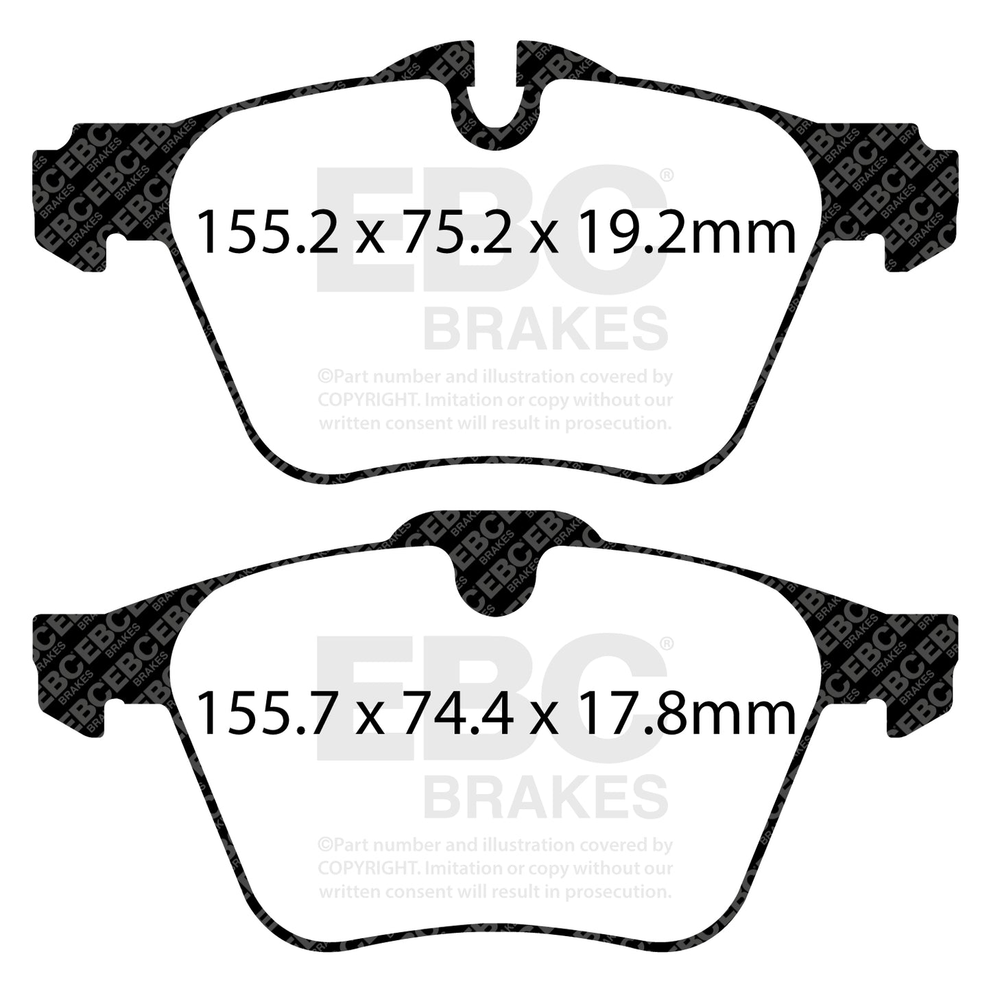 EBC Brakes Pad and Disc Kit (PD03KF1486)