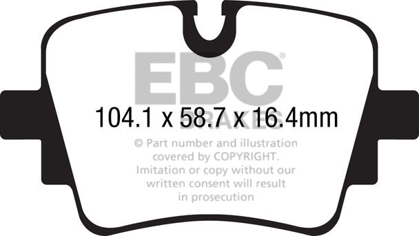 EBC Redstuff 3000 Series Sport Brake Pad Set (DP32190C)