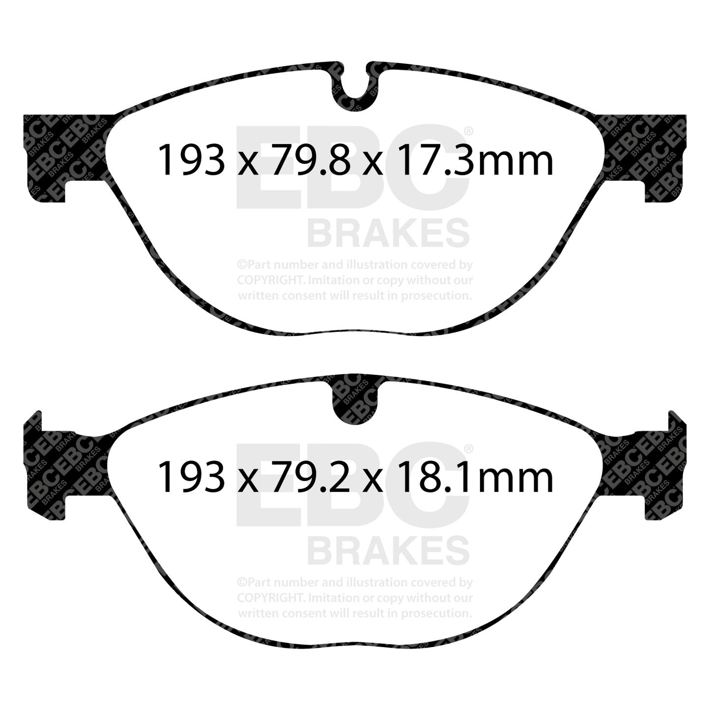 EBC Brakes Pad and Disc Kit (PD03KF1487)