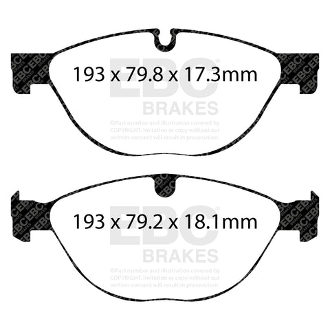 EBC Brakes Pad and Disc Kit (PD03KF1487)