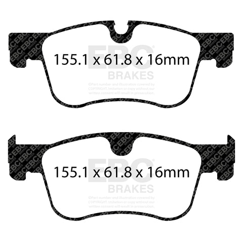 EBC Brakes Pad and Disc Full vehicle Kit (PD40K2388)