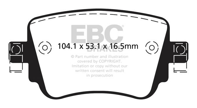EBC Brakes Pad and Disc Full vehicle Kit (PD40K2601)