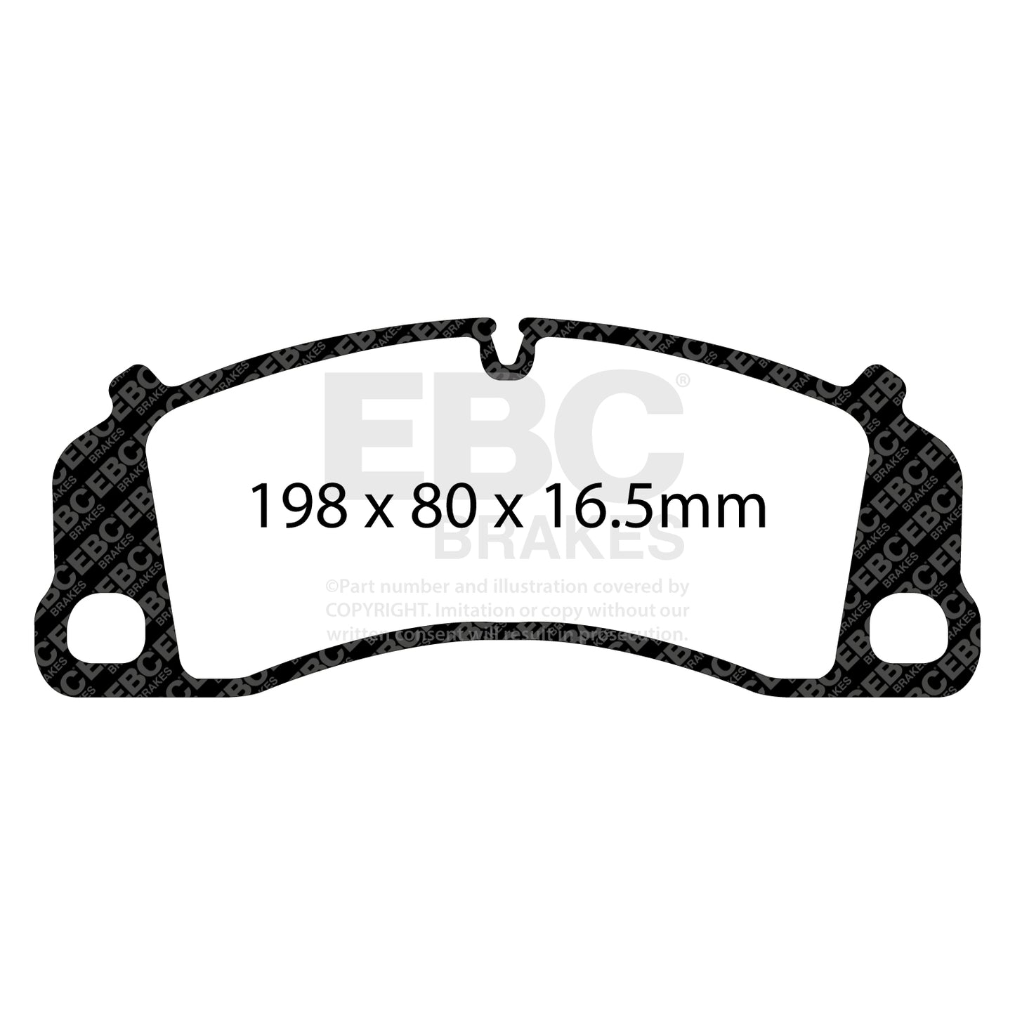 EBC Racing RP-X Track and Race Brake Pads (DP82206RPX)