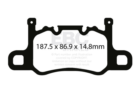 EBC RPX Brake Pads DP82207RPX Rear