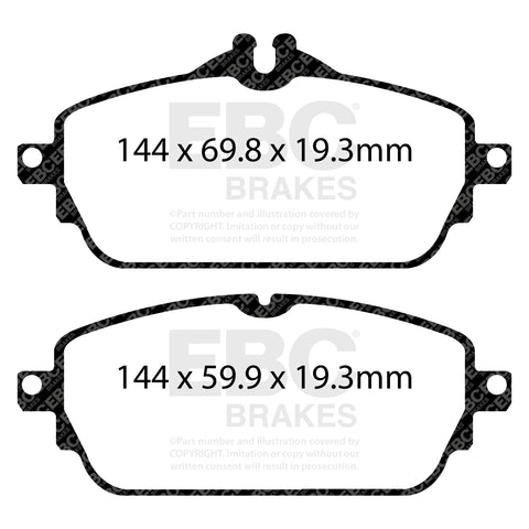 EBC Redstuff 3000 Series Sport Brake Pad Set (DP32208C)