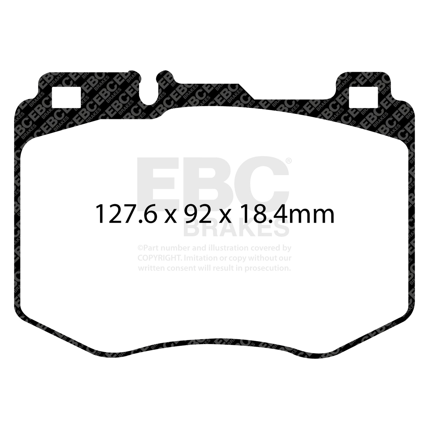 EBC Greenstuff 6000 Series Truck and SUV Brake Pad Set (DP62210)