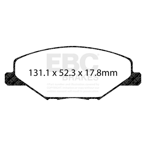 EBC Brakes Pad and Disc Full vehicle Kit (PD40K2395)