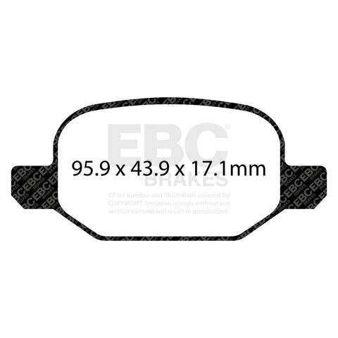 EBC Brakes Pad and Disc Full vehicle Kit (PD40K2396)