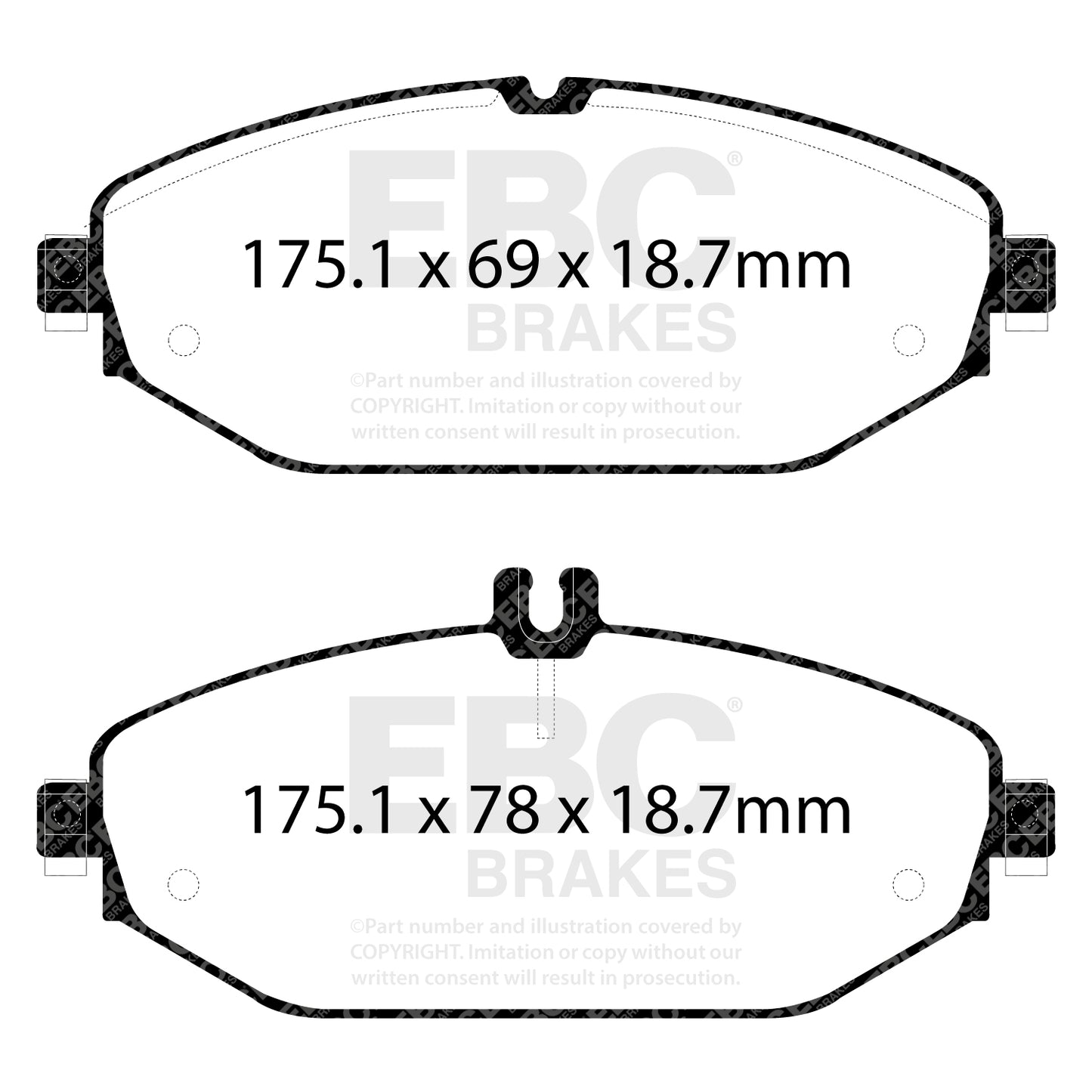 EBC Brakes Pad and Disc Full vehicle Kit (PD40K2612)