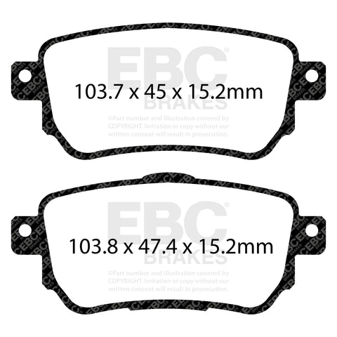 EBC Brakes Pad and Disc Full vehicle Kit (PD40K2492)