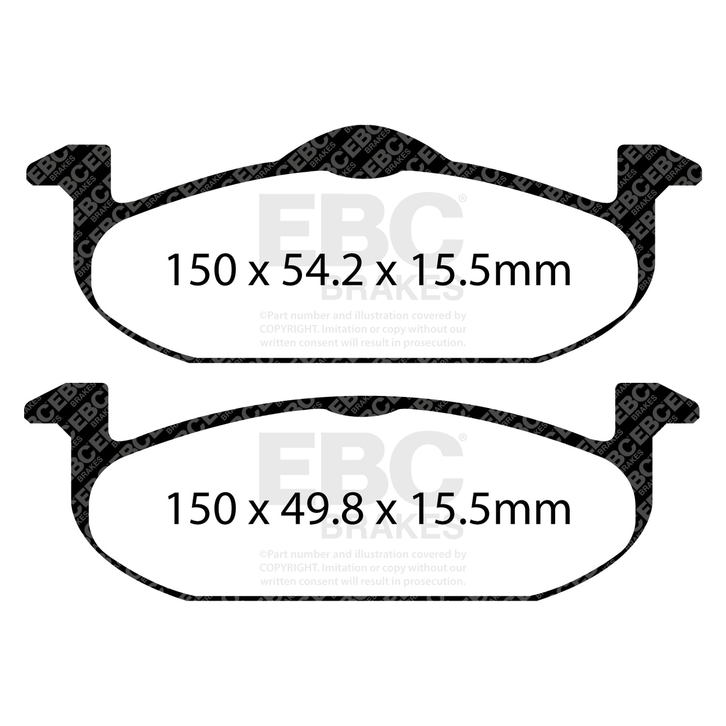 EBC Ultimax OE Replacement Brake Pad Set (DPX2220)