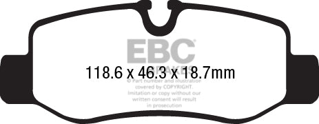 EBC Ultimax OE Replacement Brake Pad Set (DPX2224)