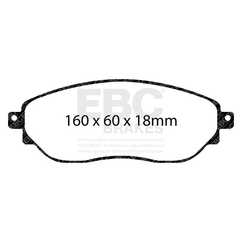 EBC Brakes Pad and Disc Full vehicle Kit (PD40K2407)