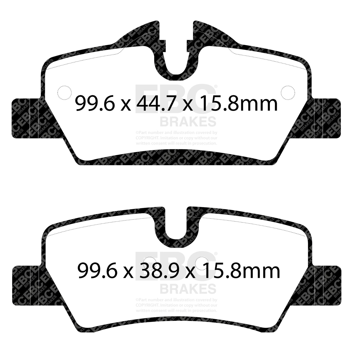 EBC Ultimax OE Replacement Brake Pad Set (DPX2228)