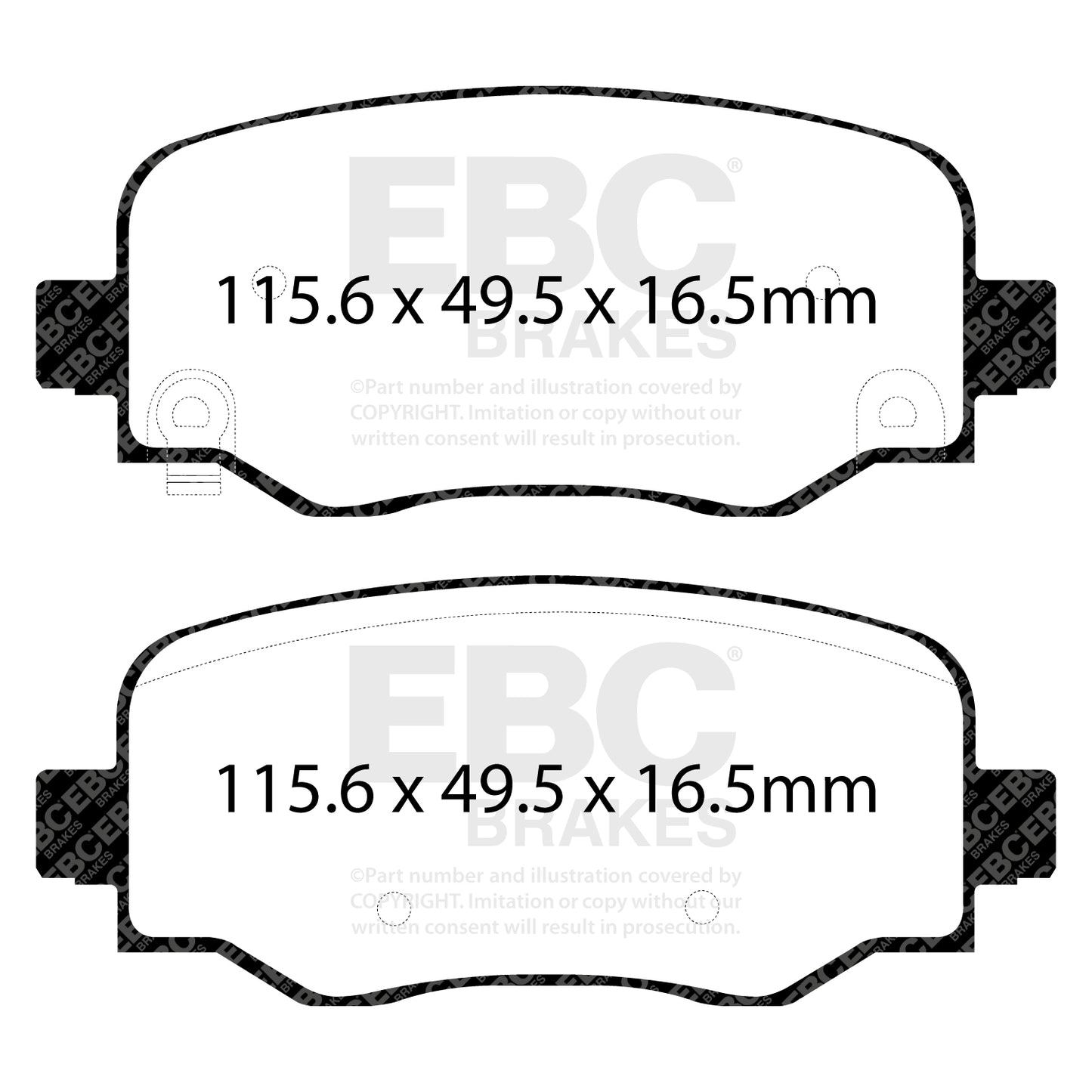 EBC Brakes Pad and Disc Full vehicle Kit (PD40K2417)