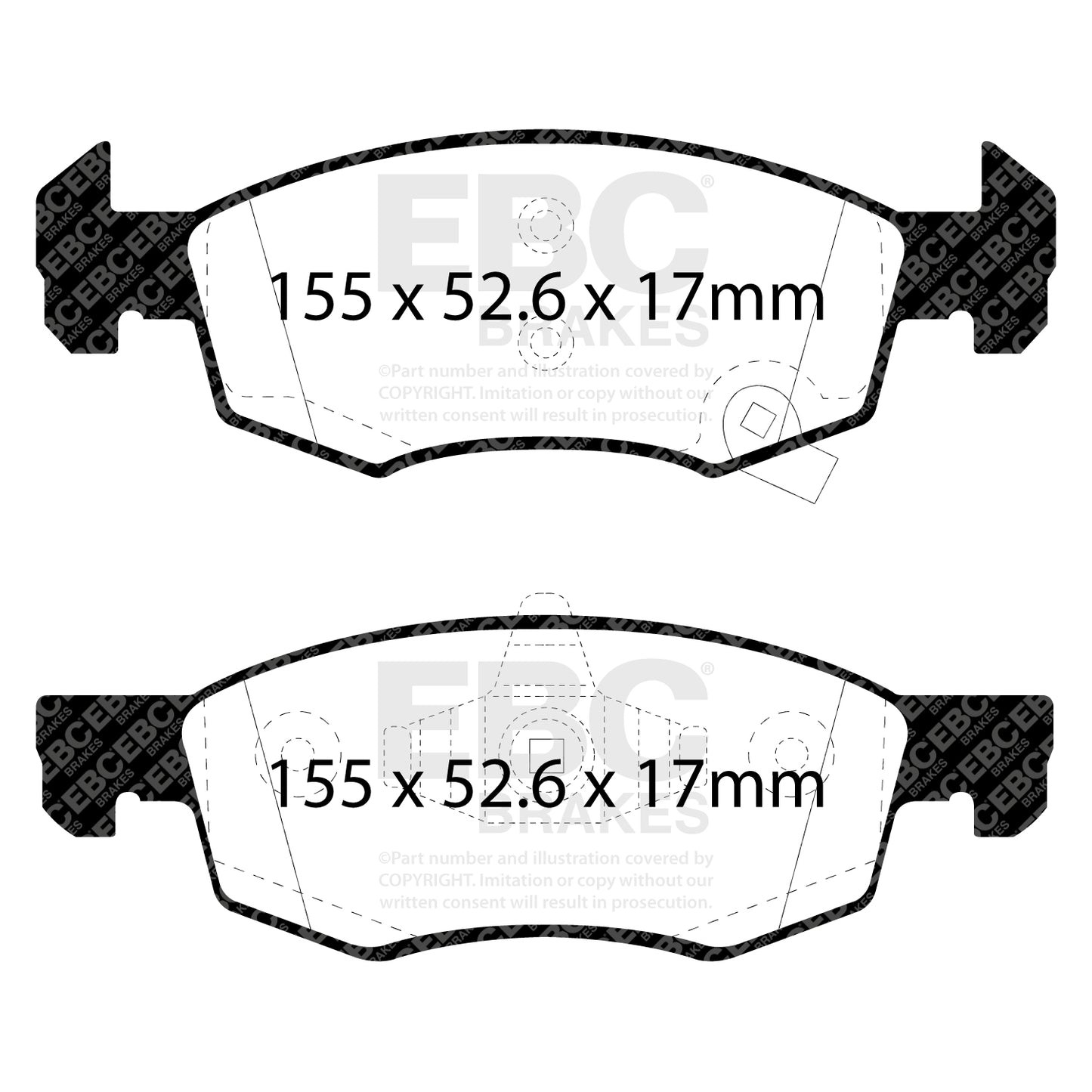 EBC Brakes Pad and Disc Kit (PDKF2366)