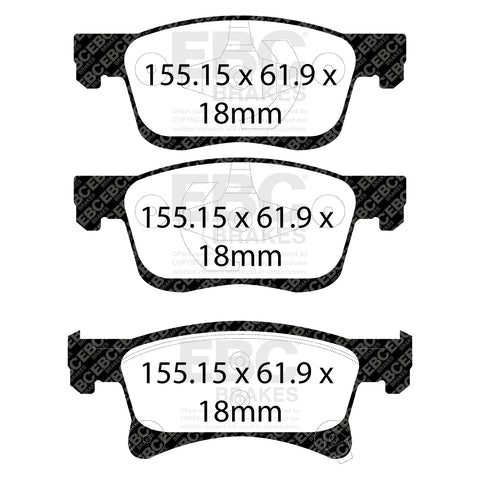 EBC Brakes Pad and Disc Kit (PD11KF1323)