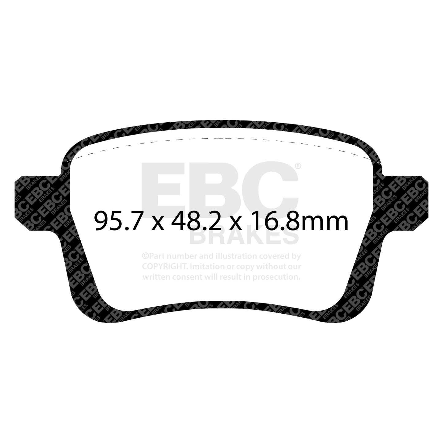 EBC Ultimax OE Replacement Brake Pad Set (DPX2249)