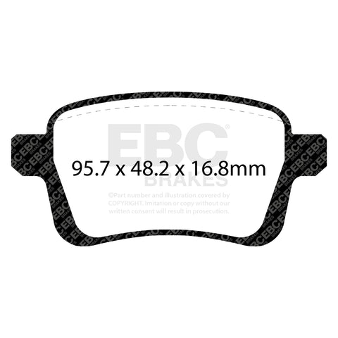 EBC Ultimax OE Replacement Brake Pad Set (DPX2249)