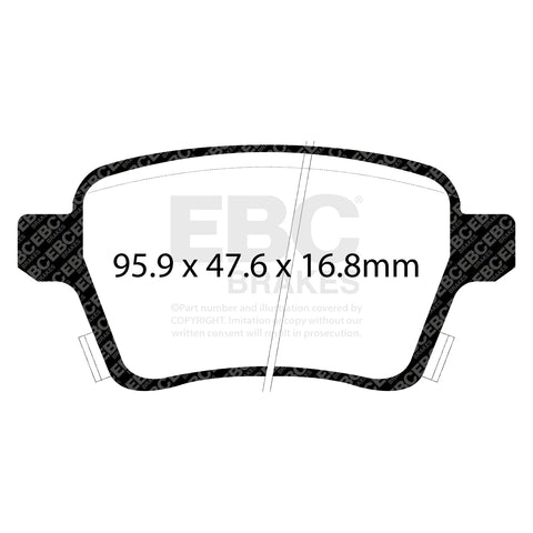 EBC Brakes Pad and Disc Kit (PD03KR921)
