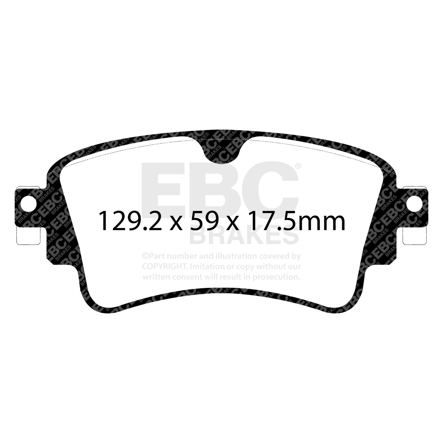 EBC Brakes Yellowstuff 4000 Series Street and Track Brake Pad Set (DP42254R)