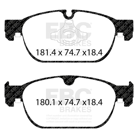 EBC Redstuff 3000 Series Sport Brake Pad Set (DP32260C)