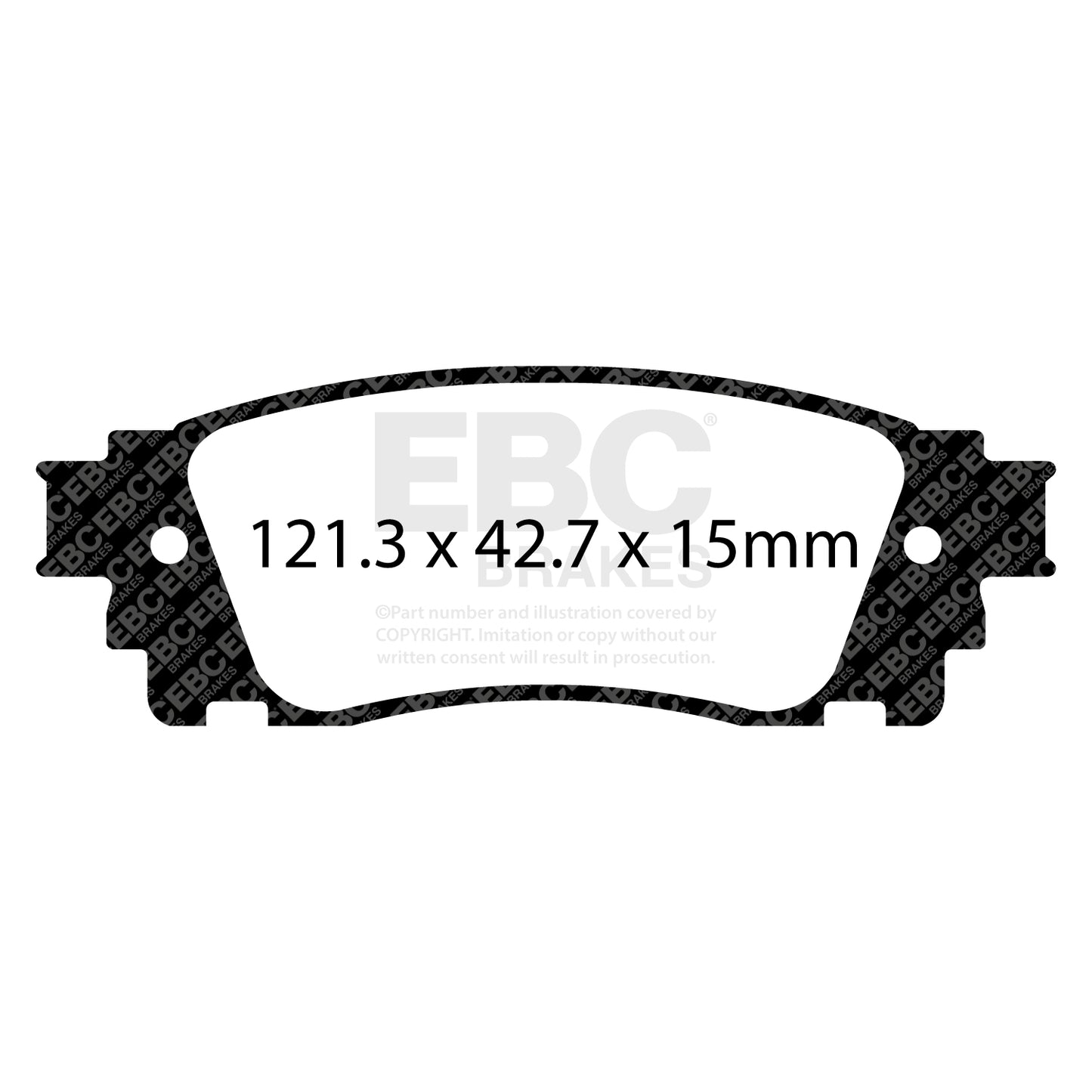 EBC Ultimax Brake Pad OE Replacement Set (DPX2262)