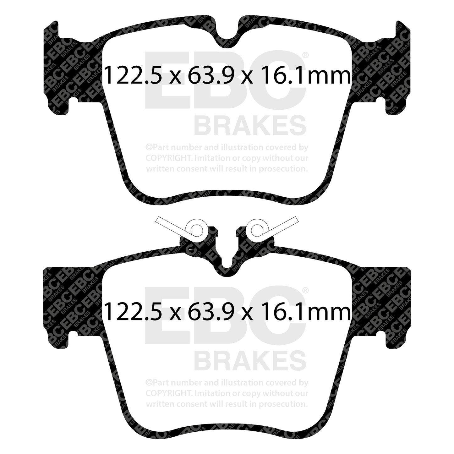 EBC Ultimax OE Replacement Brake Pad Set (DPX2270)