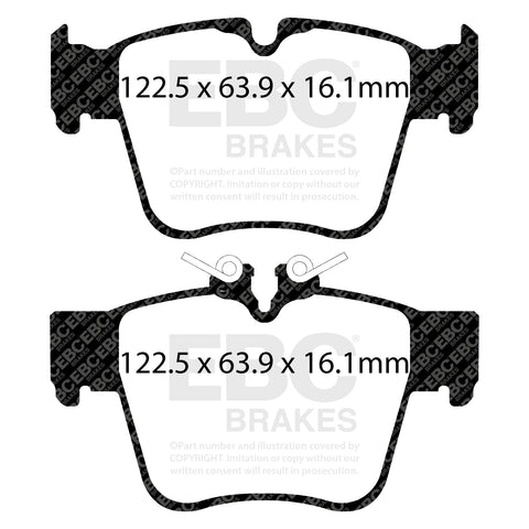 EBC Ultimax OE Replacement Brake Pad Set (DPX2270)