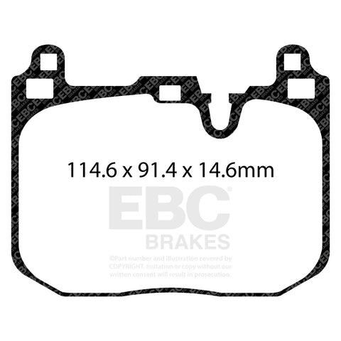 EBC Ultimax OE Replacement Brake Pad Set (DPX2271)