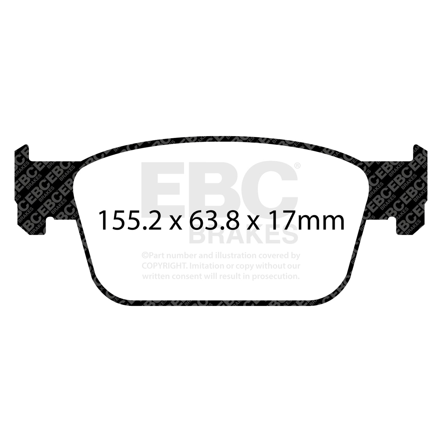EBC Brakes Pad and Disc Full vehicle Kit (PD40K2443)