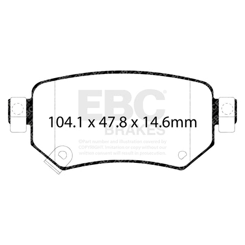 EBC Brakes Pad and Disc Kit (PDKR1092)
