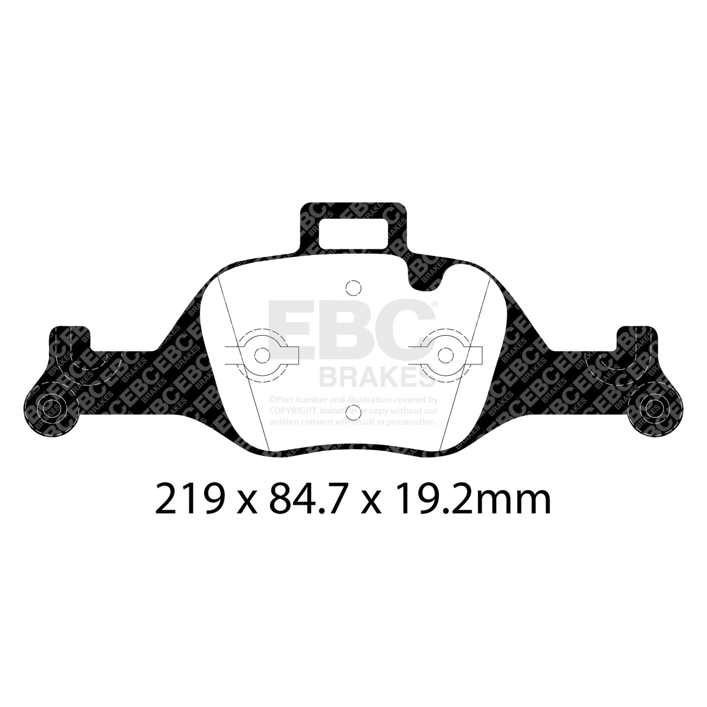 EBC Ultimax OE Replacement Brake Pad Set (DPX2289)
