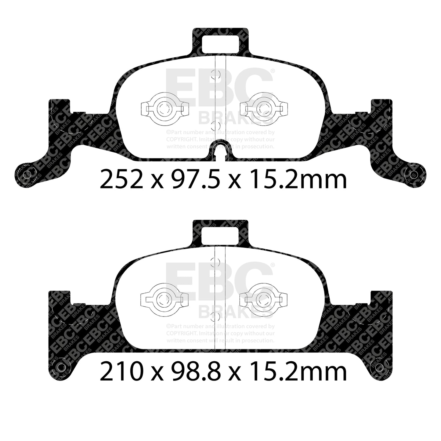EBC Ultimax OE Replacement Brake Pad Set (DPX2290)