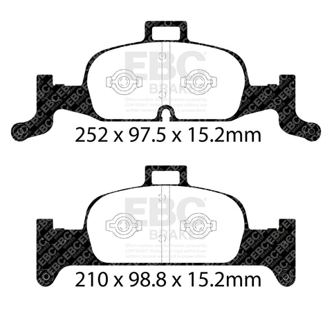 EBC Brakes Pad and Disc Kit (PDKF2402)