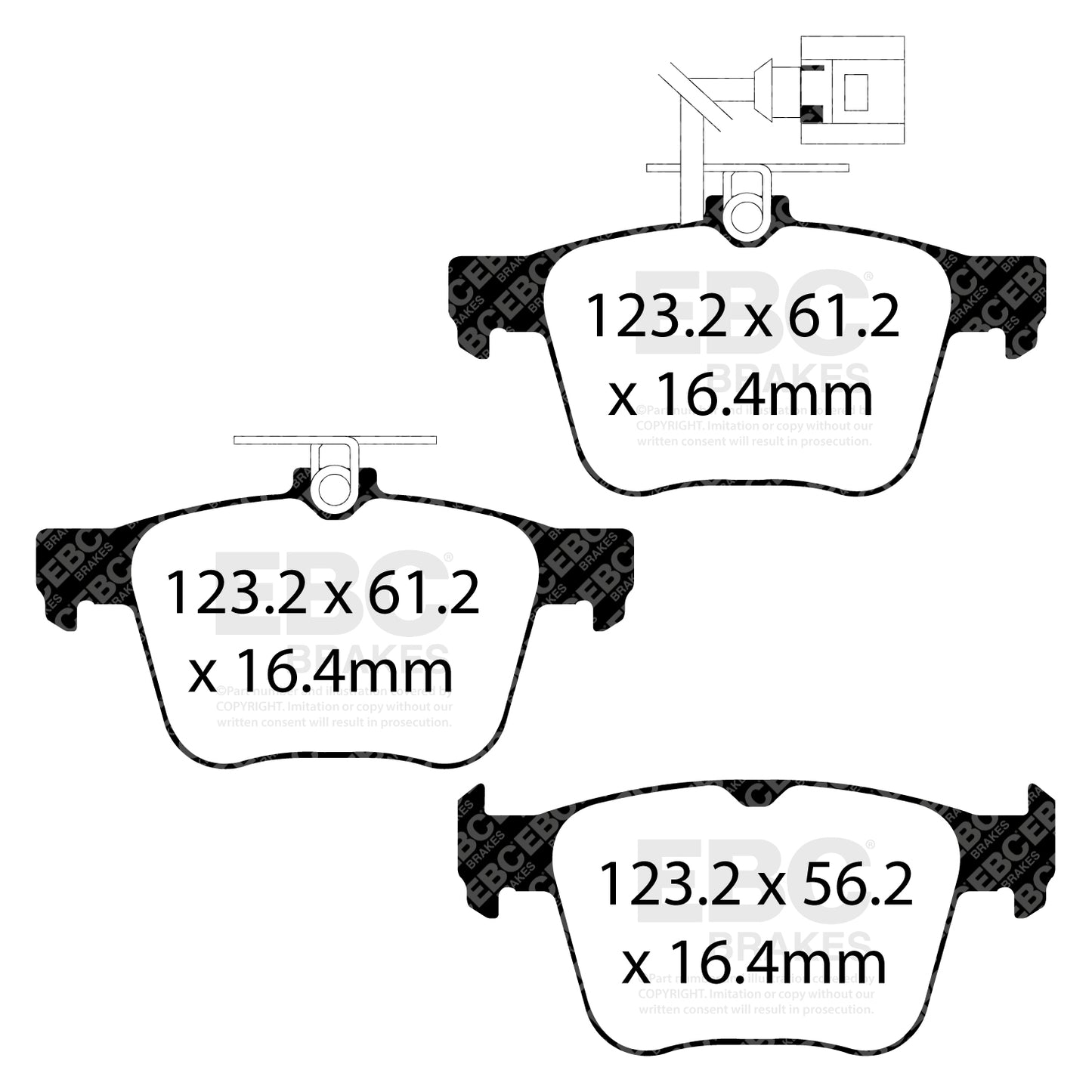EBC Brakes Pad  and  Disc Kit (PD02KR509)