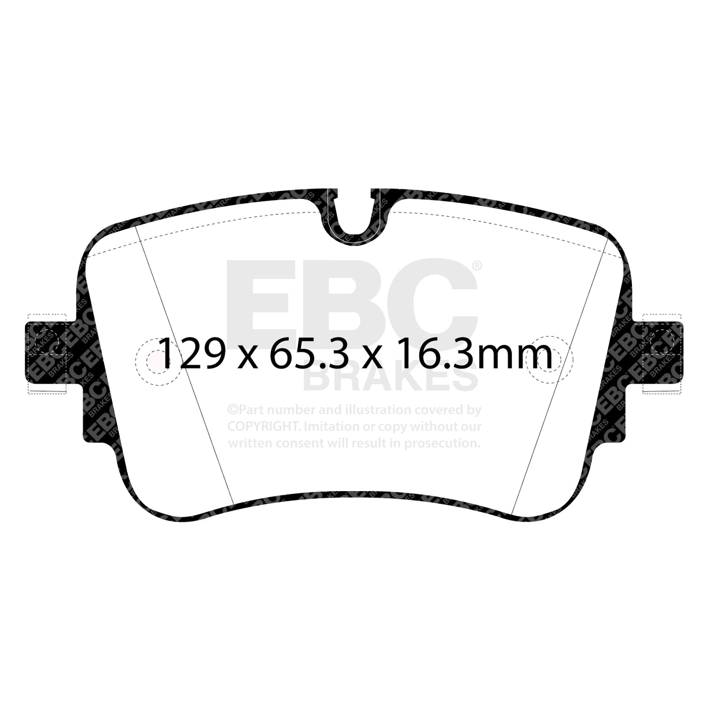 EBC Redstuff 3000 Series Sport Brake Pad Set (DP32299C)