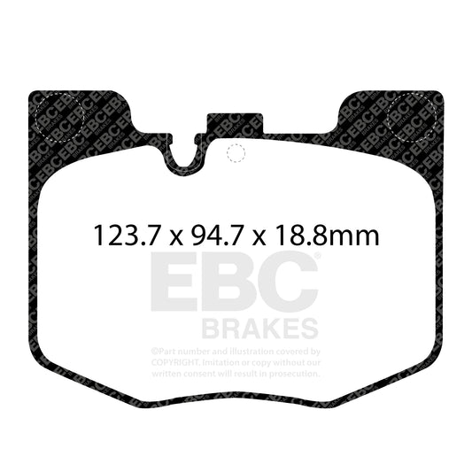 EBC Racing RP-X Track and Race Brake Pads (DP82302RPX)