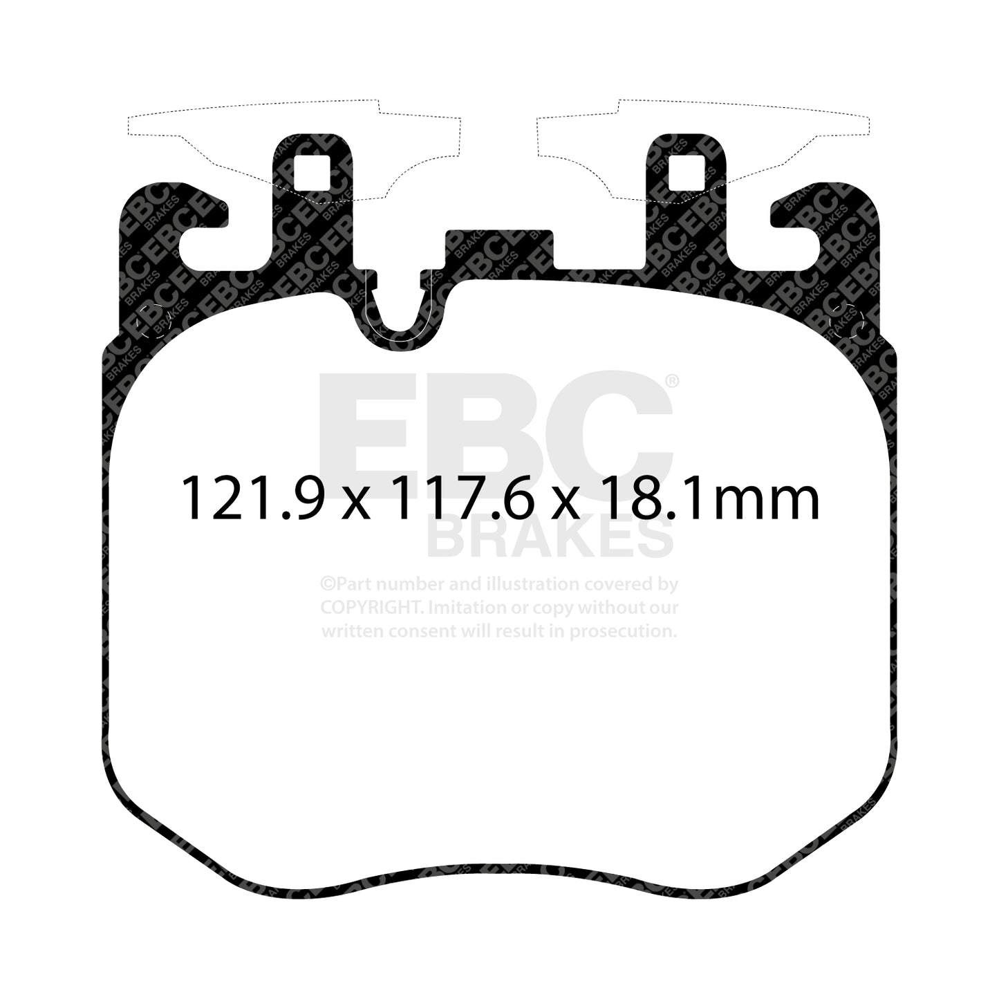 EBC Brakes Pad  and  Disc Kit (PD02KF628)
