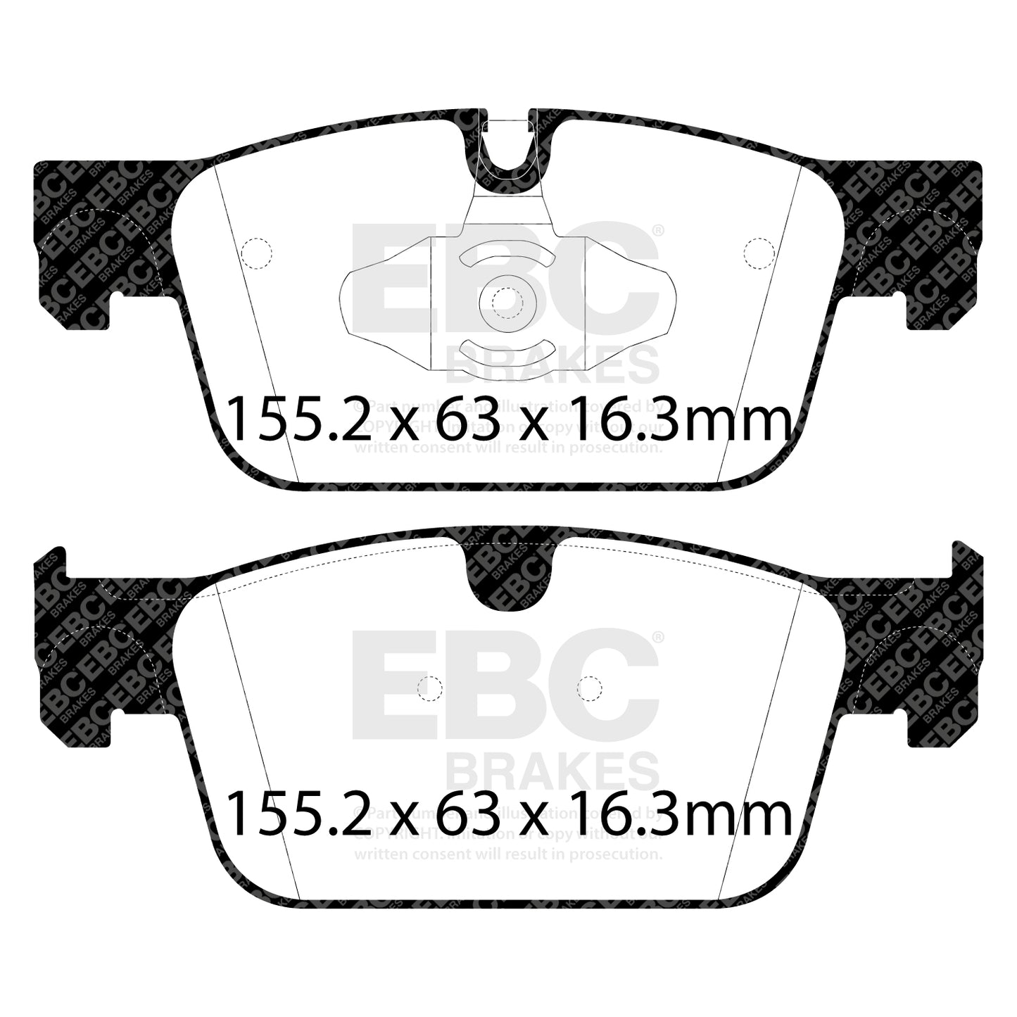EBC Redstuff 3000 Series Sport Brake Pad Set (DP32305C)