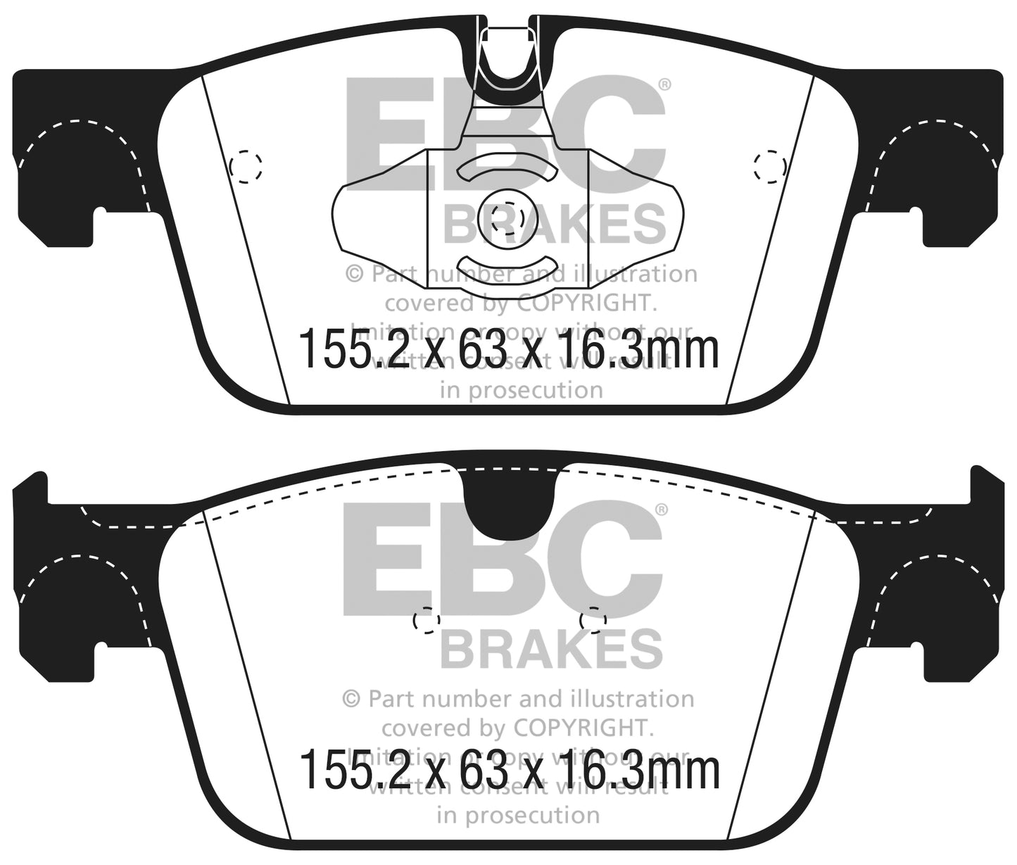 EBC Brakes Pad and Disc Kit (PD03KF1541)
