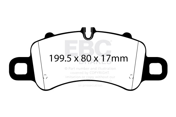 EBC Racing RP-X Track and Race Brake Pads (DP82307RPX)
